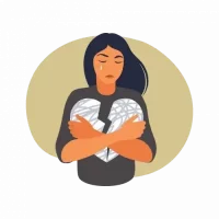 mujer corazon roto2 png